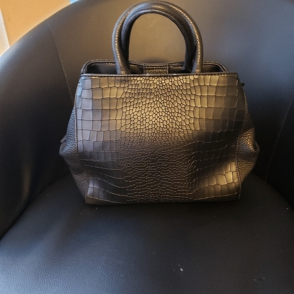 Sergio Ferretti Croc Embossed Classic Satchel - Picture 2 of 13